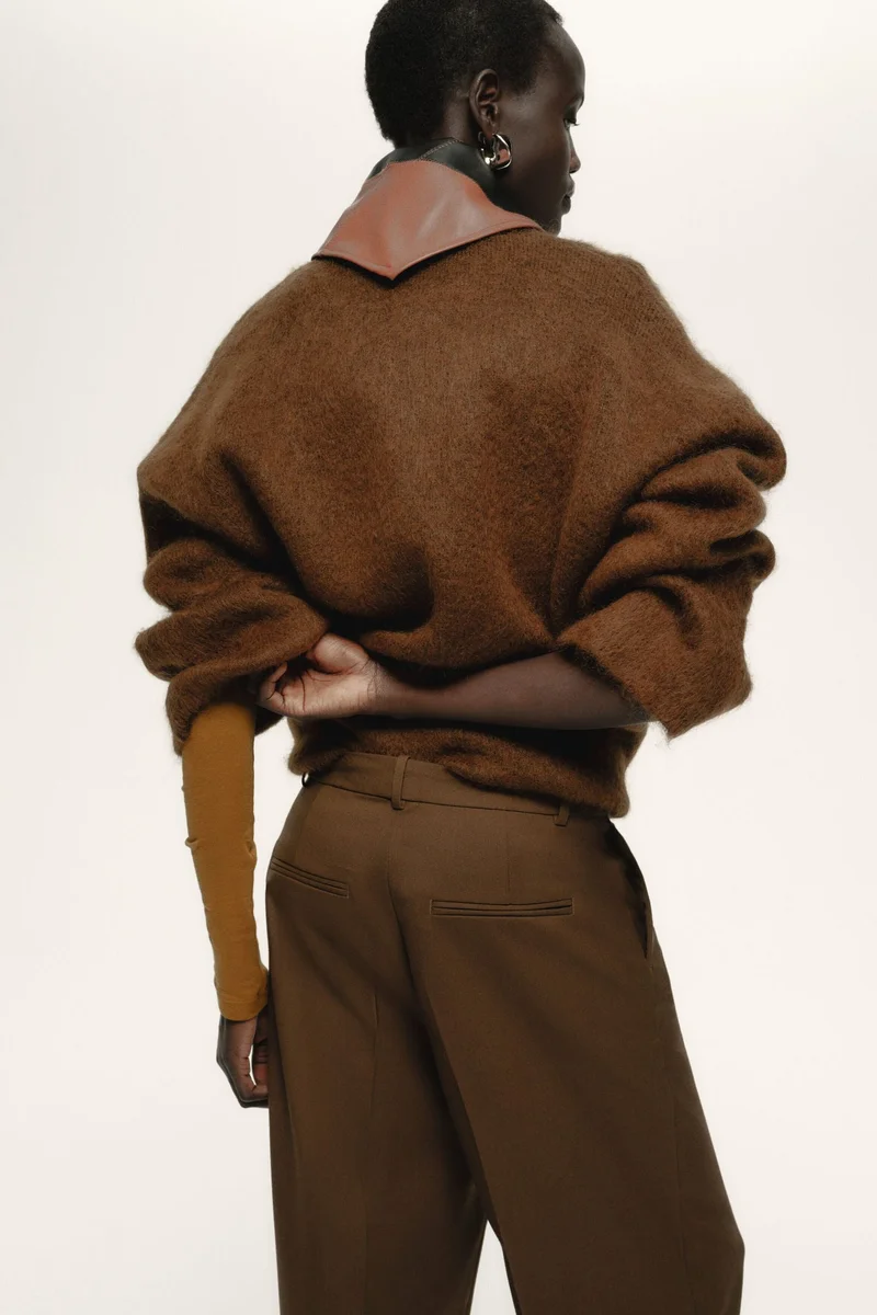 H&M High-waisted tailored trousers